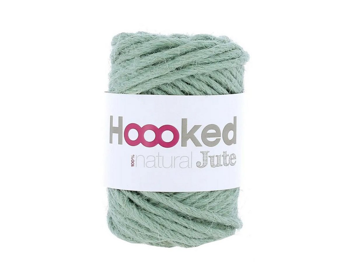 Hoooked Natural Jute Makramee Garn Juteband natur Knüpfen DIY Bastelgarn, 20,00 m (Juteschnur mit ca. 6 mm Durchmesser) von Hoooked