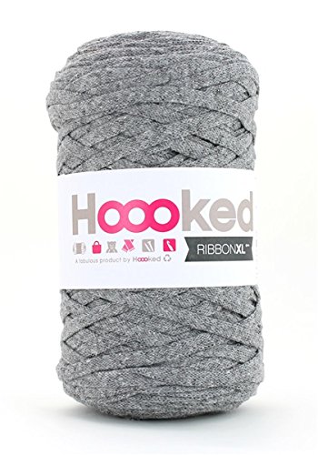 Hoooked Ribbon XL Bändchengarn grau Hoooked Ribbon XL Bändchengarn grau von Hoooked