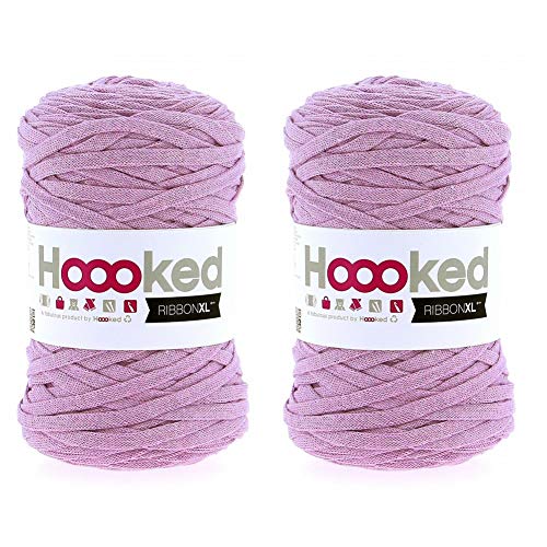 Hoooked Ribbon XL Lila Dusk (RXL sp2) 2 Knäuel von Hoooked