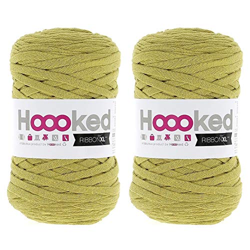 Hoooked Ribbon XL Yarn-Spicy Ocker von Hoooked