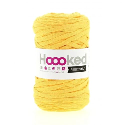 Hoooked RibbonXL Bändchengarn (Lemon Yellow) von Hoooked