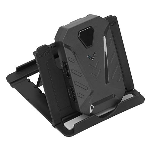 Tastatur Maus Konverter für Android/OS Systerm, Bluetooth Verbindung Plug and Play USB Adapter für Mobile Spiele mit Verstellbarem Ständer, Unterstützt Das Aufladen Während des Spielens von Hoopoocolor