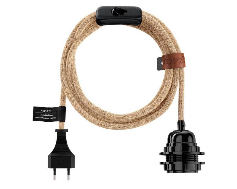 Hoopzi Lampenfassung Bala Fassung e27 mit Kabel und Schalter Lampe Pendelleuchte von Hoopzi