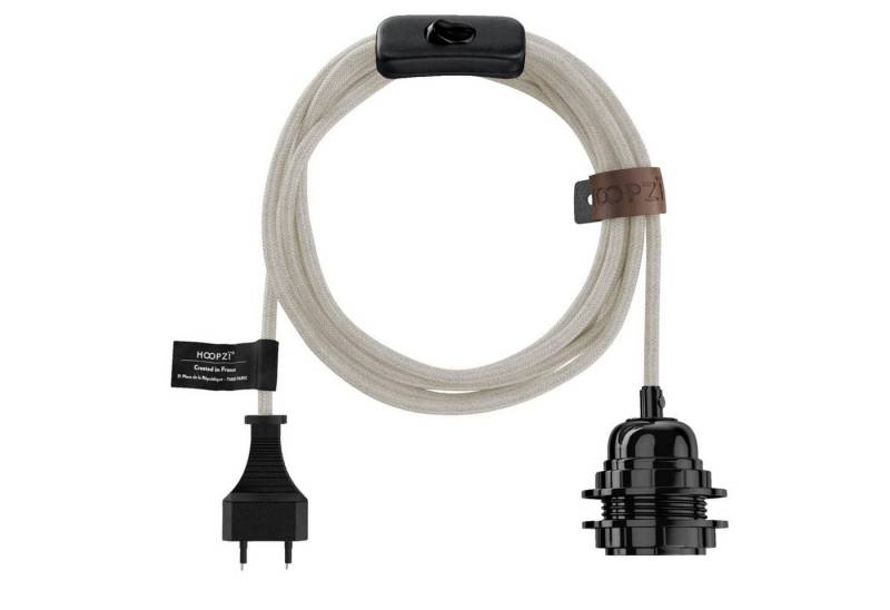 Hoopzi Lampenfassung Bala Fassung e27 mit Kabel und Schalter Lampe Pendelleuchte, Vintage Retro Industiedesign von Hoopzi