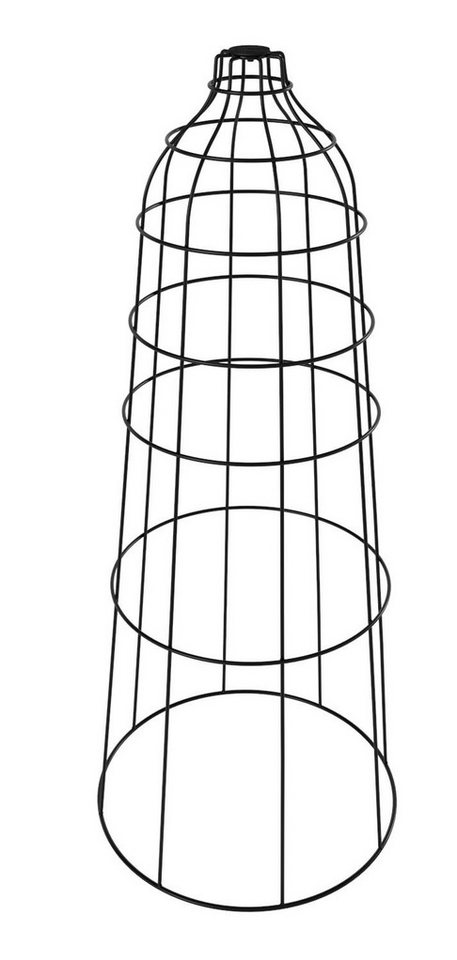 Hoopzi Lampenschirm Cage XXL Lampenschirm + Lampenfassung Bala, Lampenschirm mit Fassung für E27 von Hoopzi