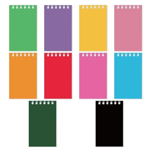 Hooqict 50 Pack Small Pocket Notebook Mini Notebooks Bulk Small 3x5 Spiral Notepads with Lined Pages, Memo Note Pads for Kids, Work, Office, School, 10 Colored, 30 Sheets/60 Pages Hooqict 50 Pack Small Pocket Notebook Mini Notebooks Bulk Small 3x5 Spiral Notepads with Lined Pages, Memo Note Pads for Kids, Work, Office, School, 10 Colored, 30 Sheets/60 Pages von Hooqict