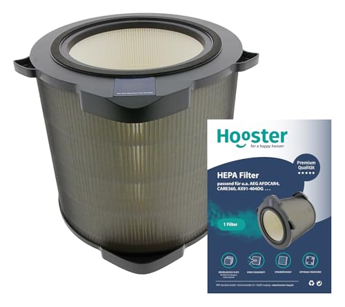 1 Filter kompatibel mit AEG Luftreiniger AX91-404DG | Ersatz für AEG CARE360 Luftfilter AFDCAR4 1 Filter kompatibel mit AEG Luftreiniger AX91-404DG | Ersatz für AEG CARE360 Luftfilter AFDCAR4 von Hooster