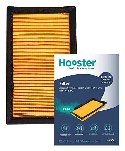 1 Filter kompatibel mit Festool CLEANTEC HF CTL MINI/MIDI bis Baujahr 2018 | Ersatz für Filter Nr. 456790 von Hooster