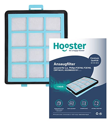 1 HEPA Filter kompatibel mit Philips Staubsauger FC8766 und FC8769 | Ersatz für Philips CRP745 01 1 HEPA Filter kompatibel mit Philips Staubsauger FC8766 und FC8769 | Ersatz für Philips CRP745 01 von Hooster