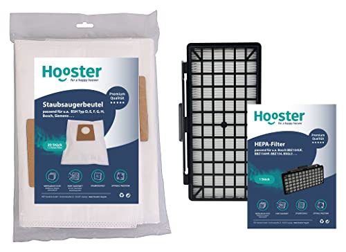 20 Staubsaugerbeutel für Siemens Q8.0 + passender HEPA Filter | für Siemens Q8 Staubsauger VSQ8SEN72C 20 Staubsaugerbeutel für Siemens Q8.0 + passender HEPA Filter | für Siemens Q8 Staubsauger VSQ8SEN72C von Hooster