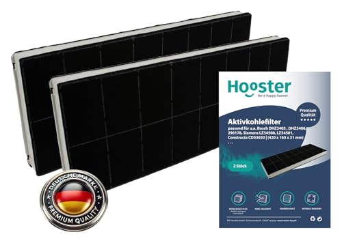 2er-SET Aktivkohlefilter geeignet für Dunstabzugshaube Bosch DHZ3406 / DHZ3405 Siemens LZ34500 / LZ34501 Neff Z5143X0 und Constructa CD53030 | Filter für Dunstabzug 2er-SET Aktivkohlefilter geeignet für Dunstabzugshaube Bosch DHZ3406 / DHZ3405 Siemens LZ34500 / LZ34501 Neff Z5143X0 und Constructa CD53030 | Filter für Dunstabzug von Hooster