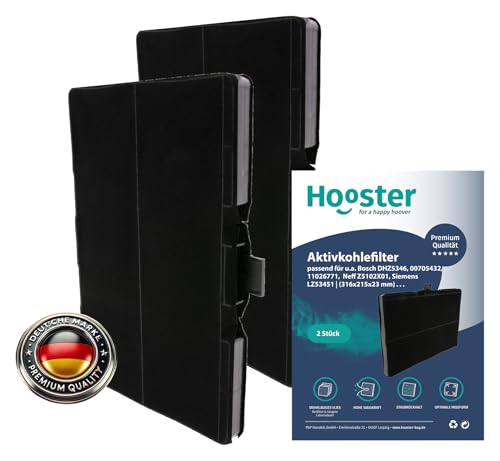 2er-SET Aktivkohlefilter geeignet für Dunstabzugshaube Bosch DHZ5346 Siemens LZ53451 und Neff Z5102X1 | Filter Dunstabzug 2er-SET Aktivkohlefilter geeignet für Dunstabzugshaube Bosch DHZ5346 Siemens LZ53451 und Neff Z5102X1 | Filter Dunstabzug von Hooster