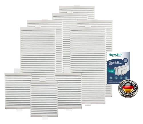 3 Filter SETs G4 mit Bypass passend für Vaillant RecoVAIR VAR 275/350 | 3 Sets = 9 Filter/Teile 3 Filter SETs G4 mit Bypass passend für Vaillant RecoVAIR VAR 275/350 | 3 Sets = 9 Filter/Teile von Hooster