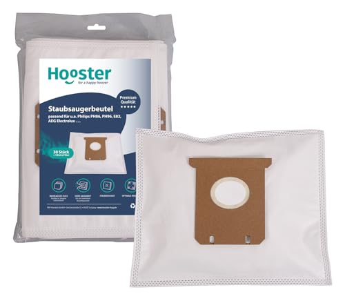 30 Staubsaugerbeutel für Philips XD3100 3000Series | inkl. Microfilter von Hooster