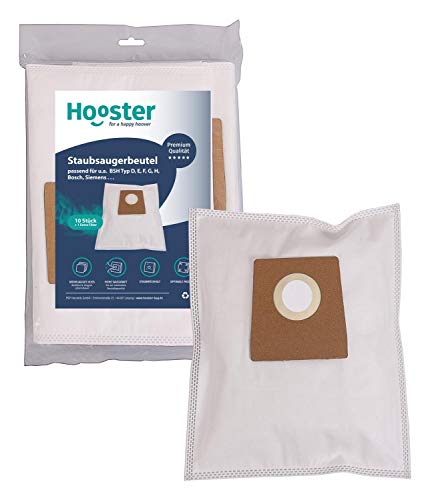 Hooster 10 Stück Staubsaugerbeutel PASSEND für Swirl S64 »inkl. Mikrofilter« von Hooster