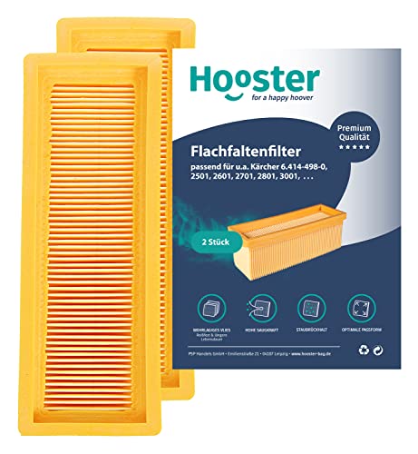 Hooster 2 Filter für Kärcher | Ersatz für Kärcher Flachfaltenfilter 6.414-498.0 kompatibel mit A2701 A2801 A2701 A2801 u.a. Hooster 2 Filter für Kärcher | Ersatz für Kärcher Flachfaltenfilter 6.414-498.0 kompatibel mit A2701 A2801 A2701 A2801 u.a. von Hooster