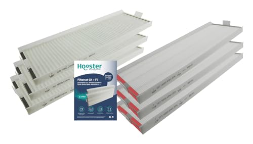 Hooster 3 Filtersets kompatibel mit Zehnder Filter ComfoAir E350 / E 350 (NICHT ComfoAir 350) | G4 Grobstaubfilter + F7 Hygienefilter je 3 Stück von Hooster