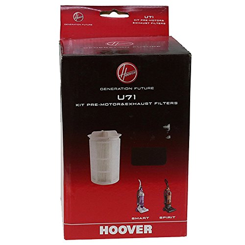 Hoover U71 Kit Vormotor- und Abluftfilter, Extra-Filterung, Originalersatzteil, kompatibel mit Hoover Handstaubsaugern Smart und Spirit von Hoover