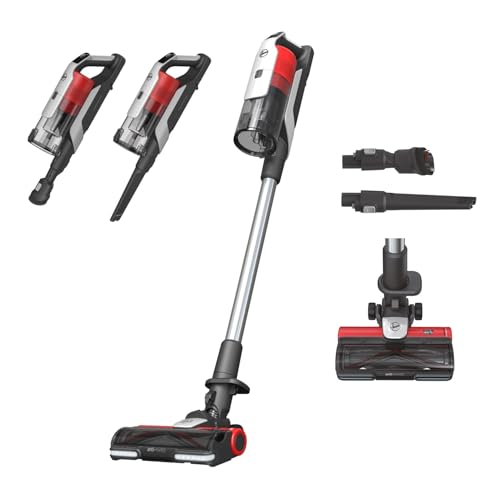 Hoover Akku-Staubsauger HF9 Home I Bis zu 120 m² mit nur Einer Akkuladung I Leistungsstarker Staubsauger kabellos & beutellos I Akkusauger mit Anti-Twist Düse mit LED-Licht für alle Böden von Hoover