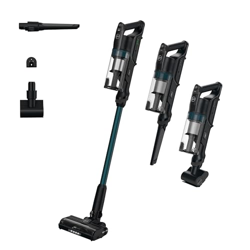 Hoover Akku-Staubsauger kabellos HF1 Plus mit Turbo-Modus, Universalbodendüse mit Anti-Twist-Technologie, 45 Min. Laufzeit, Parkfunktion, LED-Leuchten, Mini-Turbodüse für Tierhaare [HF1P10P] von Hoover