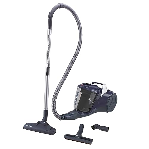 Hoover Staubsauger beutellos BREEZE HOME mit Universalbodendüse I Zyklon ohne Beutel für alle Bodenarten I Mit größenverstellbarem Stab, EPA-Filter, 5m Kabel mit Auto-Aufwicklung & Griff von Hoover