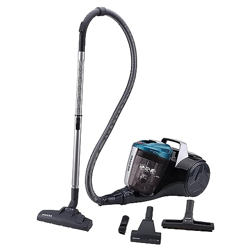 Hoover Staubsauger Tierhaare Breeze PET mit Tier-Düse I Tierhaar-Staubsauger ohne Beutel für Hundehaare & Katzenhaare I Mit größenverstellbarem Stab, EPA-Filter, 5m Kabel mit Auto-Aufwicklung & Griff von Hoover