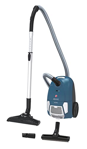 Hoover BRAVE Bodenstaubsauger mit Beutel / All Floors Adaptive Teppich- und Bodendüse mit Saugregler / 700 W / 79 dBA / Beutelkapazität 2,3 l / Arbeitsradius 7,5 m / Modell: BV50HM 011 von Hoover