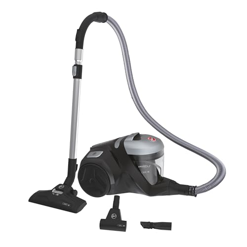 Hoover Bodenstaubsauger mit Tierdüse – Leichter & kompakter beutelloser Staubsauger mit XL Staubbehälter – leiser Zyklon-Staubsauger (75 dBA) mit 2-in-1 Zubehör [HP320PET] von Hoover