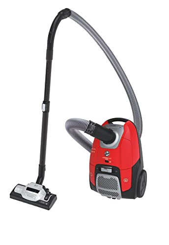 Hoover Bodenstaubsauger mit 3,5 L Beutel – leiser Staubsauger (69 dBA) mit automatischem Beutelentsorgungssystem – Staubsauger mit EPA Filter – HOME Edition + Parkettdüse [HE510HM] von Hoover