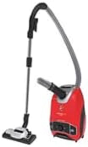 Hoover Bodenstaubsauger mit 5 L Beutel – extra leiser Staubsauger (64 dBA) mit Schmutzsensor & Beutelentsorgungssystem – Staubsauger mit antibakt. EPA Filter – HOME Edition + Parkettdüse [HE710HM] von Hoover