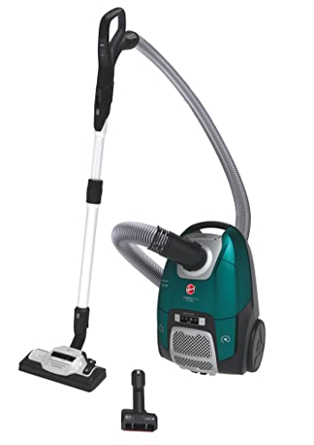 Hoover Bodenstaubsauger mit 3,5 L Beutel & HEPA-Filter – extra leiser Staubsauger (69 dBA) mit automatischem Beutelentsorgungssystem & Haustier-Düse – ALLERGY Edition für Allergiker [HE530ALG] von Hoover