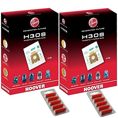 Hoover H30S Discovery Original Purefilt Staubsaugerbeutel (10 Stück + 10 Lufterfrischer) von Hoover