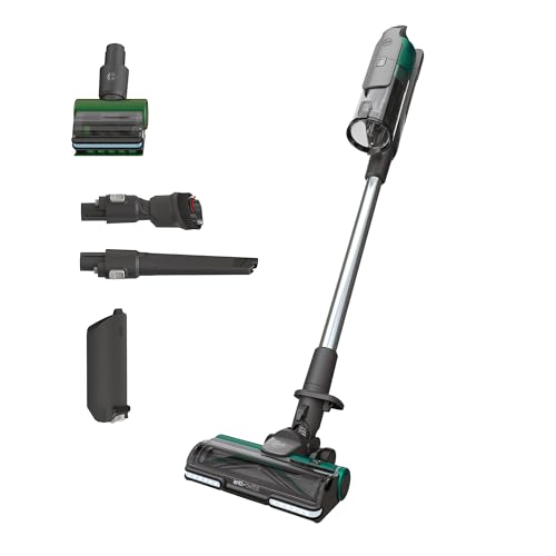 Hoover Akku-Staubsauger Tierhaare HF9 PET I Bis zu 240 m² bzw. 60 Min Laufzeit mit 2 Akkus I Leistungsstarker Staubsauger kabellos & beutellos I Akkusauger mit Tierdüse & Anti-Twist Düse mit LED-Licht von Hoover