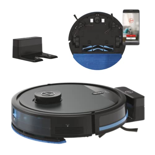 Hoover HG5 Saugroboter mit Wischfunktion & App-Steuerung mit Karte & Zeitplan –Staubsauger Roboter für alle Böden – Saug- und Wischroboter mit Hindernissensor, Lasernavi & Station-Rückkehr [HG530H] von Hoover