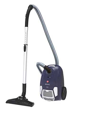 Hoover Staubsauger Tierhaare mit Beutel und Kabel BRAVE PET mit Tierhaar-Düse I Tierhaar-Staubsauger für Hundehaare & Katzenhaare I Mit größenverstellbarem Stab, EPA-Filter, 5m Kabel und Griff von Hoover