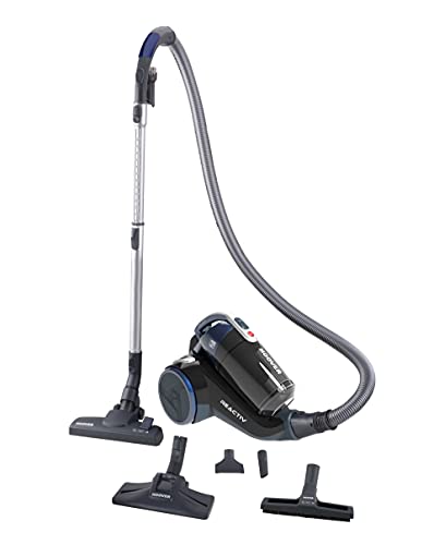 Hoover RC50PAR Beutelloser Staubsauger 4A+, 550 W, 2 Liter, 75 Dezibel, Teleskoprohr aus Metall, Blau von Hoover