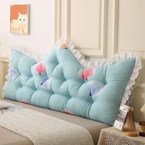 Bett Kopfteil Kissen Weiches Komfortables Rückenkissen Bett 90/120/150/180/200cm Lesen Kissen Kopfteil Entfernbar Gepolstert Bett Rückenlehne Waschbar Betten Sofa Rückenpolster(T,90x55cm/35x21in) von Hoowarm