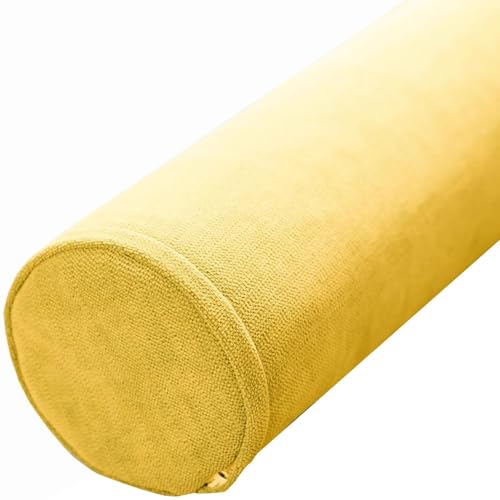 Hoowarm Rollenkissen 60cm 80cm 40cm Nackenkissen for Nacken, Rücken, Lendenwirbelsäule Multifunktional Rohrkissen Abnehmbar Waschbar für Betten und Sofas Yoga(A15,20x40cm/8x15in) von Hoowarm