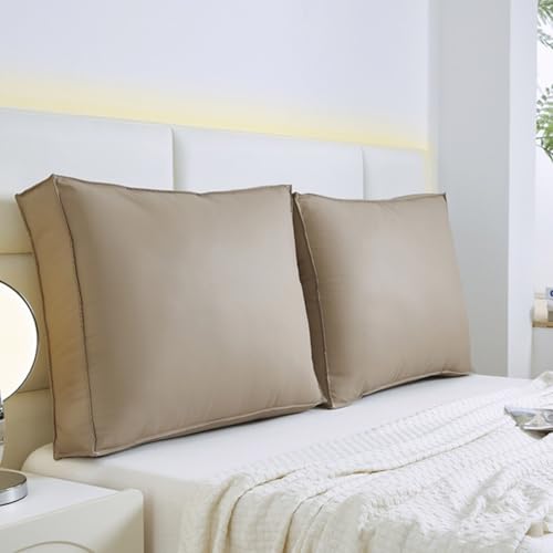 Hoowarm Rückenkissen Lesekissen 60/70/90/100cm Für Bett Sofa Langes Rechteck Rücken Kissen Stützkissen Couchkissen Groß Rückenstützkissen Mit Abnehmbarem Bezug Wandkissen(E,90x50cm/35x19in(1pc)) von Hoowarm