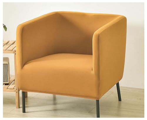 Sesselbezug Stretch Sesselhusse, Waschbar Sofaüberzug Clubsessel Sessel Bezug Cocktailsessel Armchair Sesselhussen mit Armlehne Hussen für Sessel (Color : A15) von Hoowarm