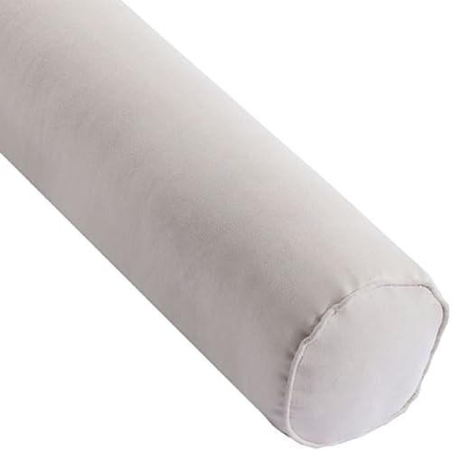 Hoowarm Zylinderförmige Kissen 40/55/100/80cm Weichem Bequemes Rollenkissen mit Reißverschlus Abnehmbar Waschbar Nackenkissen Rohrkissen für Betten und Sofas Yoga(#5,20x120cm/8x47in) von Hoowarm