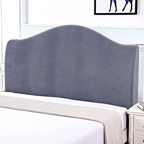 Kopfteil Abdeckung Weiß/Beige/Grau Protektor Kopfteilbezug Einfarbiges Design Bettkopfteil Hussen Bett Kopfteil Bezug 200/180/90cm cm, Dehnbar, Waschbar, Abnehmbar, Einfarbig, für Schlafzimmer von Hoowarm