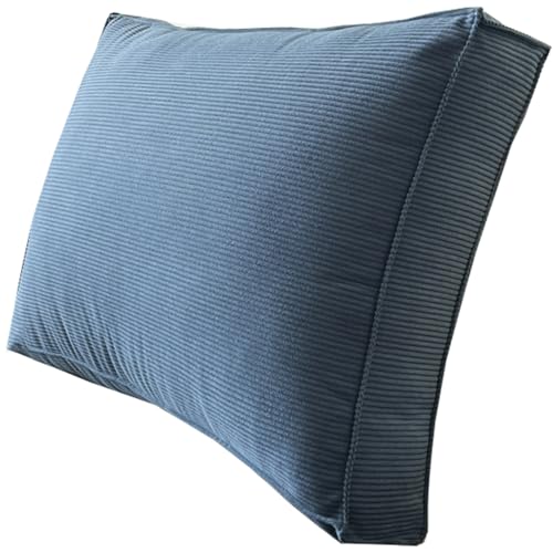 Lesekissen für Bett und Sofa Rückenkissen, 60/70/90/100cm Weiches Lesekissen, Kopfteilkissen, Rückenkissen, Lendenwirbel-/Rückenstützkissen mit Abnehmbarem Waschbar Bezug(Color 4,60x55cm/23x19in (1pc) von Hoowarm
