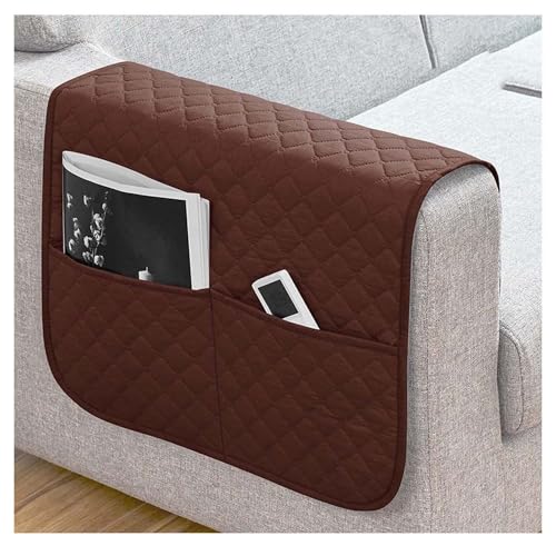 Sofa-Armlehnenbezüge , Ohrensessel Relaxsessel Armlehnenschoner , Mit Taschen Armlehnen Organizer, Abnehmbar Waschbar Sesselschoner Armlehnenschoner , für Sofa, Stuhl ( Color : B5 , Size : Armrests 1p von Hoowarm