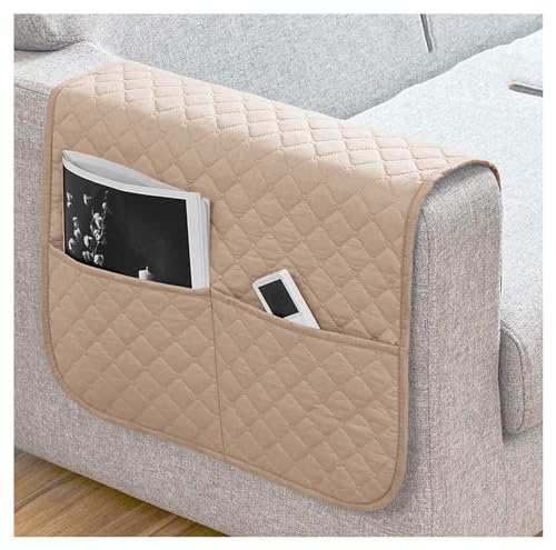 Sofa-Armlehnenbezüge , Ohrensessel Relaxsessel Armlehnenschoner , Mit Taschen Armlehnen Organizer, Abnehmbar Waschbar Sesselschoner Armlehnenschoner , für Sofa, Stuhl ( Color : B6 , Size : Armrests 2p von Hoowarm