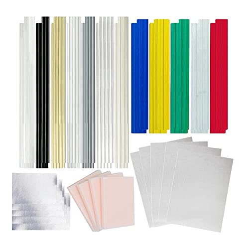 Hopbucan 106Pcs Kunststoff Schweißstäbe für Auto Stoßstange Kajak mit Verstärkung Edelstahl Mesh Tägliche Kunststoff Reparatur Schweißen Kit von Hopbucan