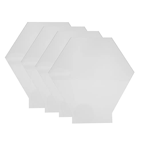 Hopbucan 2Mm Acryl Rohlinge für Licht Klare Acryl Platten mit Schutz Folie für Tisch Schild, DIY Display Projekt 4 StüCk von Hopbucan