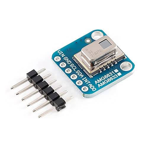 Hopbucan AMG8833 Wärmebildkamera-Sensormodul 8 x 8 IR Detektor Sensor Wärmebildschirm ein Infrarot 0℃-80℃ Wärmebildkamera Modul 8 x 8 ein Infrarot von Hopbucan