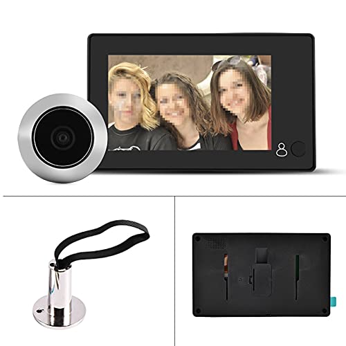 Digitaler Tür-Viewer, 4,3-Zoll-TFT-Farbdisplay Intelligenter digitaler Tür-Guckloch-Viewer mit 140 ° Weitwinkel + Unterstützung der FIFO-Funktion, HD-Überwachungskamera Digitaler Tür-Viewer, 4,3-Zoll-TFT-Farbdisplay Intelligenter digitaler Tür-Guckloch-Viewer mit 140 ° Weitwinkel + Unterstützung der FIFO-Funktion, HD-Überwachungskamera von Hopcd