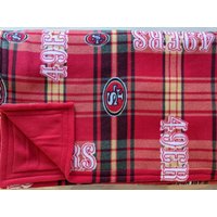 San Francisco 49Ers Fleecedecke, Wende-Fleecedecke, Doppelschicht-Fleecedecke Werfen von HopeStitcher